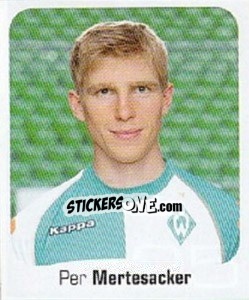 Sticker Per Mertesacker - German Football Bundesliga 2006-2007 n. 125 - Panini