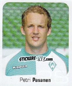 Sticker Petri Pasanen - German Football Bundesliga 2006-2007 - Panini