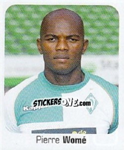 Cromo Pierre Womé - German Football Bundesliga 2006-2007 - Panini