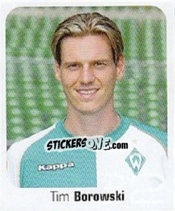 Sticker Tim Borowski - German Football Bundesliga 2006-2007 - Panini