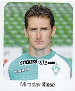 Sticker Miroslav Klose - German Football Bundesliga 2006-2007 n. 138 - Panini