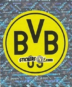 Sticker BORUSSIA DORTMUND - Glitter - Badge - German Football Bundesliga 2006-2007 n. 169 - Panini