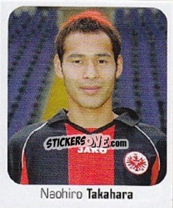 Cromo Naohiro Takahara - German Football Bundesliga 2006-2007 - Panini