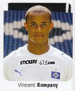 Sticker Vincent Kompany - German Football Bundesliga 2006-2007 - Panini
