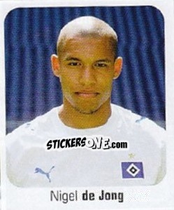 Sticker Nigel de Jong - German Football Bundesliga 2006-2007 - Panini