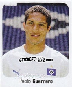 Sticker Paolo Guerrero - German Football Bundesliga 2006-2007 n. 244 - Panini