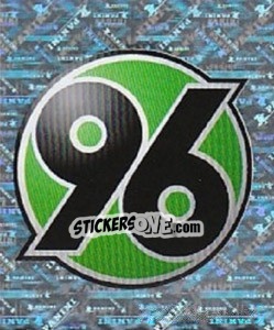 Sticker HANNOVER 96 - Glitter - Badge - German Football Bundesliga 2006-2007 n. 250 - Panini