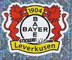 Sticker BAYER 04 LEVERKUSEN - Glitter - Badge - German Football Bundesliga 2006-2007 n. 277 - Panini