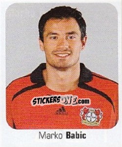 Sticker Marko Babic - German Football Bundesliga 2006-2007 - Panini