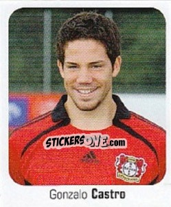 Sticker Gonzalo Castro - German Football Bundesliga 2006-2007 - Panini