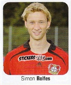 Cromo Simon Rolfes - German Football Bundesliga 2006-2007 - Panini