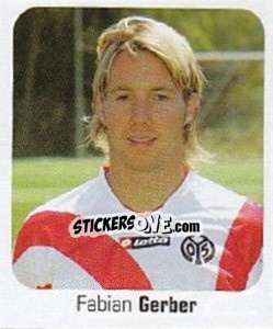 Sticker Fabian Gerber - German Football Bundesliga 2006-2007 - Panini