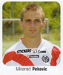 Sticker Milorad Pekovic - German Football Bundesliga 2006-2007 - Panini
