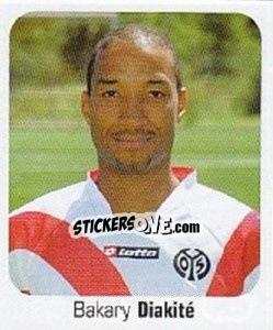 Sticker Bakary Diakité - German Football Bundesliga 2006-2007 n. 326 - Panini
