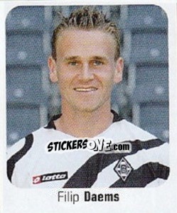 Sticker Filip Daems - German Football Bundesliga 2006-2007 - Panini