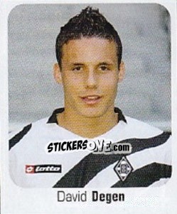 Sticker David Degen - German Football Bundesliga 2006-2007 - Panini