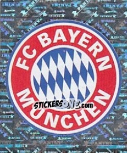 Sticker FC BAYERN MüNCHEN - Glitter - Badge - German Football Bundesliga 2006-2007 n. 358 - Panini