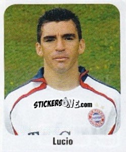 Sticker Lucio - German Football Bundesliga 2006-2007 - Panini