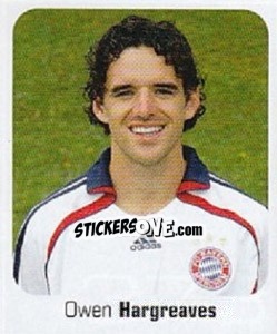 Cromo Owen Hargreaves - German Football Bundesliga 2006-2007 - Panini