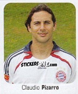 Cromo Claudio Pizarro - German Football Bundesliga 2006-2007 - Panini