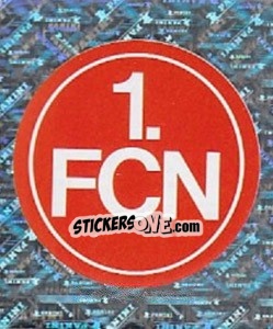 Sticker 1,FC NüRNBERG - Glitter - Badge - German Football Bundesliga 2006-2007 - Panini