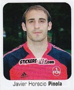 Cromo Javier Horacio Pinola - German Football Bundesliga 2006-2007 - Panini