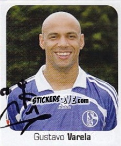 Cromo Gustavo Varela - German Football Bundesliga 2006-2007 - Panini