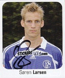 Cromo Soren Larsen - German Football Bundesliga 2006-2007 - Panini