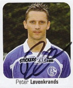 Sticker Peter Løvenkrands - German Football Bundesliga 2006-2007 n. 436 - Panini