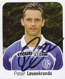 Figurina Peter Løvenkrands - German Football Bundesliga 2006-2007 - Panini