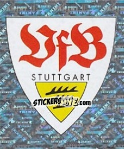 Sticker VfB STUTTGART - Glitter - Badge - German Football Bundesliga 2006-2007 n. 439 - Panini