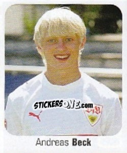 Sticker Andreas Beck - German Football Bundesliga 2006-2007 - Panini