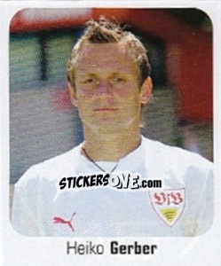 Sticker Heiko Gerber - German Football Bundesliga 2006-2007 - Panini