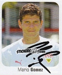 Sticker Mario Gomez - German Football Bundesliga 2006-2007 n. 462 - Panini