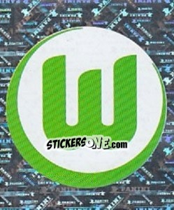 Sticker VfL WOLFSBURG - Glitter - Badge - German Football Bundesliga 2006-2007 - Panini