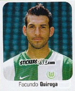 Sticker Facundo Quiroga - German Football Bundesliga 2006-2007 - Panini