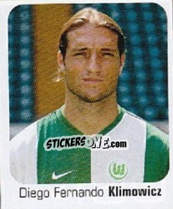 Sticker Diego Fernando Klimowicz - German Football Bundesliga 2006-2007 n. 489 - Panini