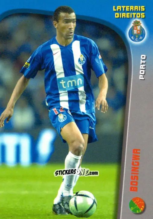 Sticker Bosingwa - Megacraques 2005-2006 n. 12 - Panini
