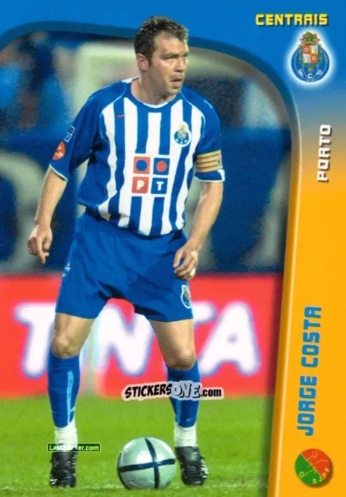 Sticker Jorge Costa - Megacraques 2005-2006 n. 23 - Panini