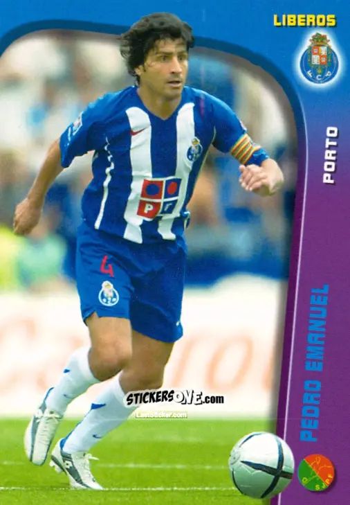 Sticker Pedro Emanuel - Megacraques 2005-2006 n. 34 - Panini