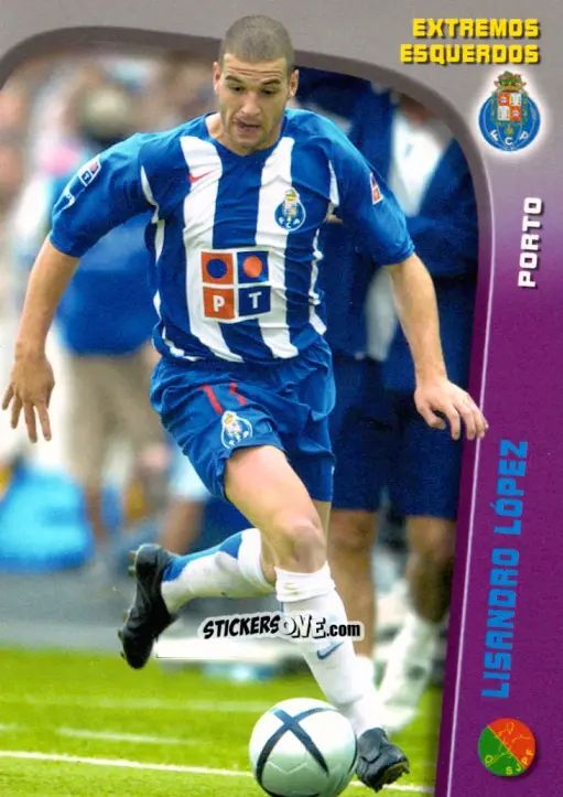 Sticker Lisandro López - Megacraques 2005-2006 n. 74 - Panini