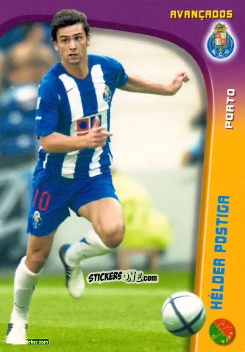 Sticker Hélder Postiga - Megacraques 2005-2006 n. 84 - Panini