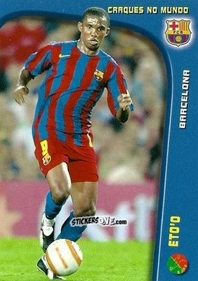Sticker Samuel Eto'O - Megacraques 2005-2006 n. 109 - Panini