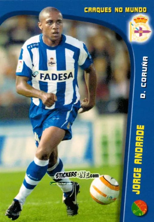 Sticker Jorge Andrade - Megacraques 2005-2006 n. 117 - Panini