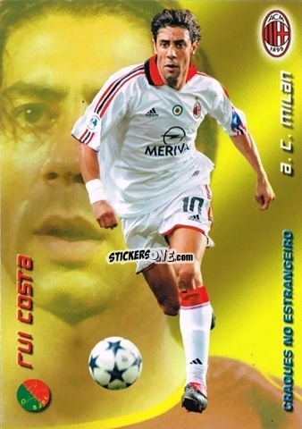 Sticker Rui Costa - Megacraques 2004-2005 n. 133 - Panini