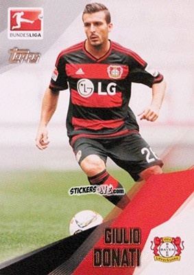 Sticker Giulio Donati - Bundesliga Chrome 2015-2016 - Topps