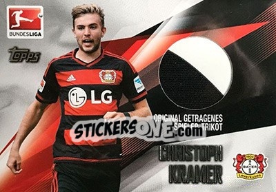 Sticker Christoph Kramer - Bundesliga Chrome 2015-2016 - Topps