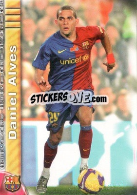 Cromo Dani Alves - Campeonato Nacional De Liga 2009-2010 - Mundicromo