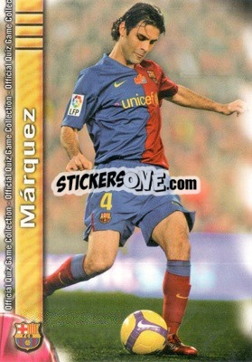 Sticker Rafael Marquez - Campeonato Nacional De Liga 2009-2010 n. 7 - Mundicromo