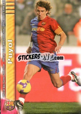 Sticker Puyol - Campeonato Nacional De Liga 2009-2010 n. 8 - Mundicromo